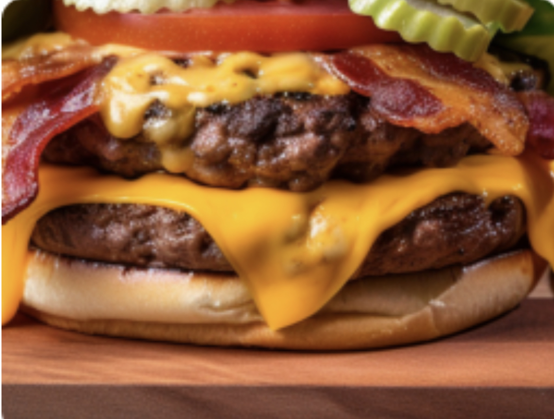 Bacon cheeseburger